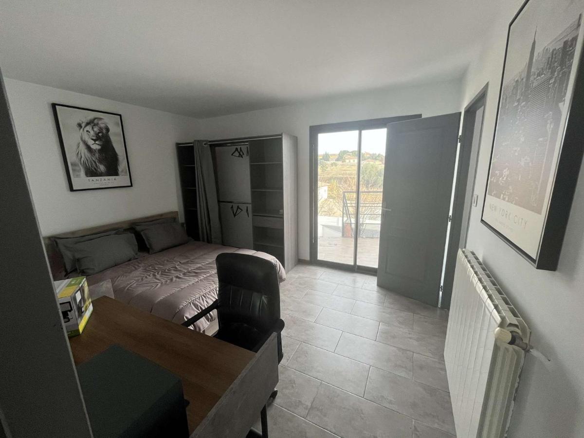Superbe Appartement Avec Piscine Et Spa Privatif Villeneuve-les-Beziers Exterior foto