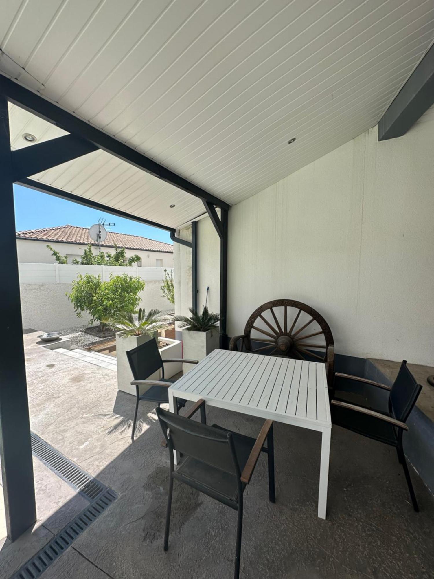 Superbe Appartement Avec Piscine Et Spa Privatif Villeneuve-les-Beziers Exterior foto